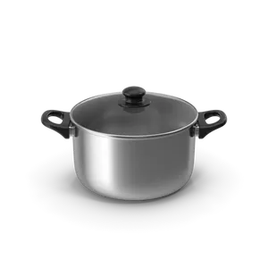 Silver Pot With Glass Cap thumbnail